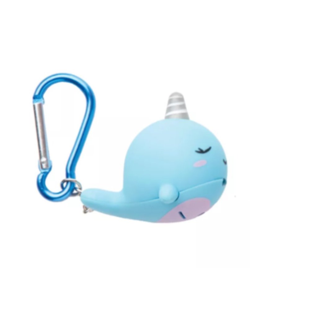 Bundle of 3 (Three) Light Up Key Chains - Narwhal